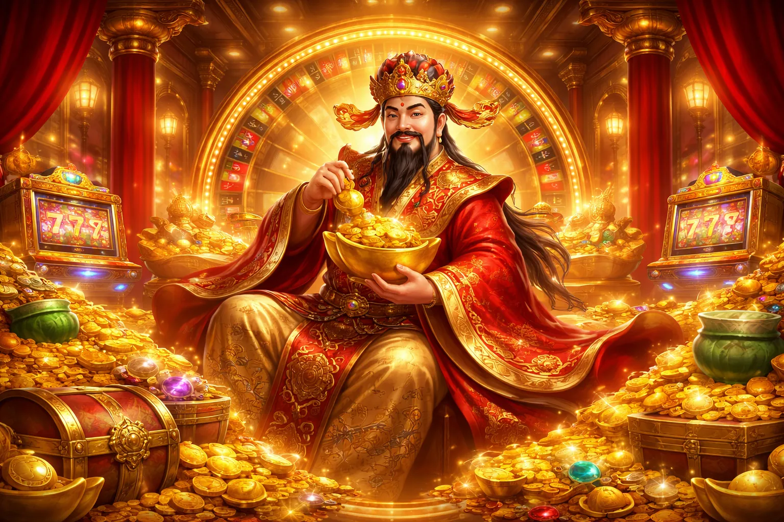 Hình ảnh chính Nổ Hũ Daga68 App iOS với biểu tượng jackpot lớn và điện thoại